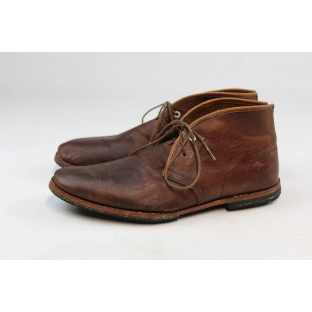 Timberland Boot Company Men's Ankle Boots Brown Leather SZ11 US 75509  A1316